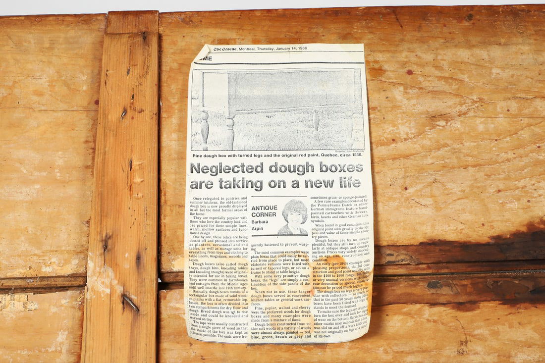 Large Red Dough Box - 7