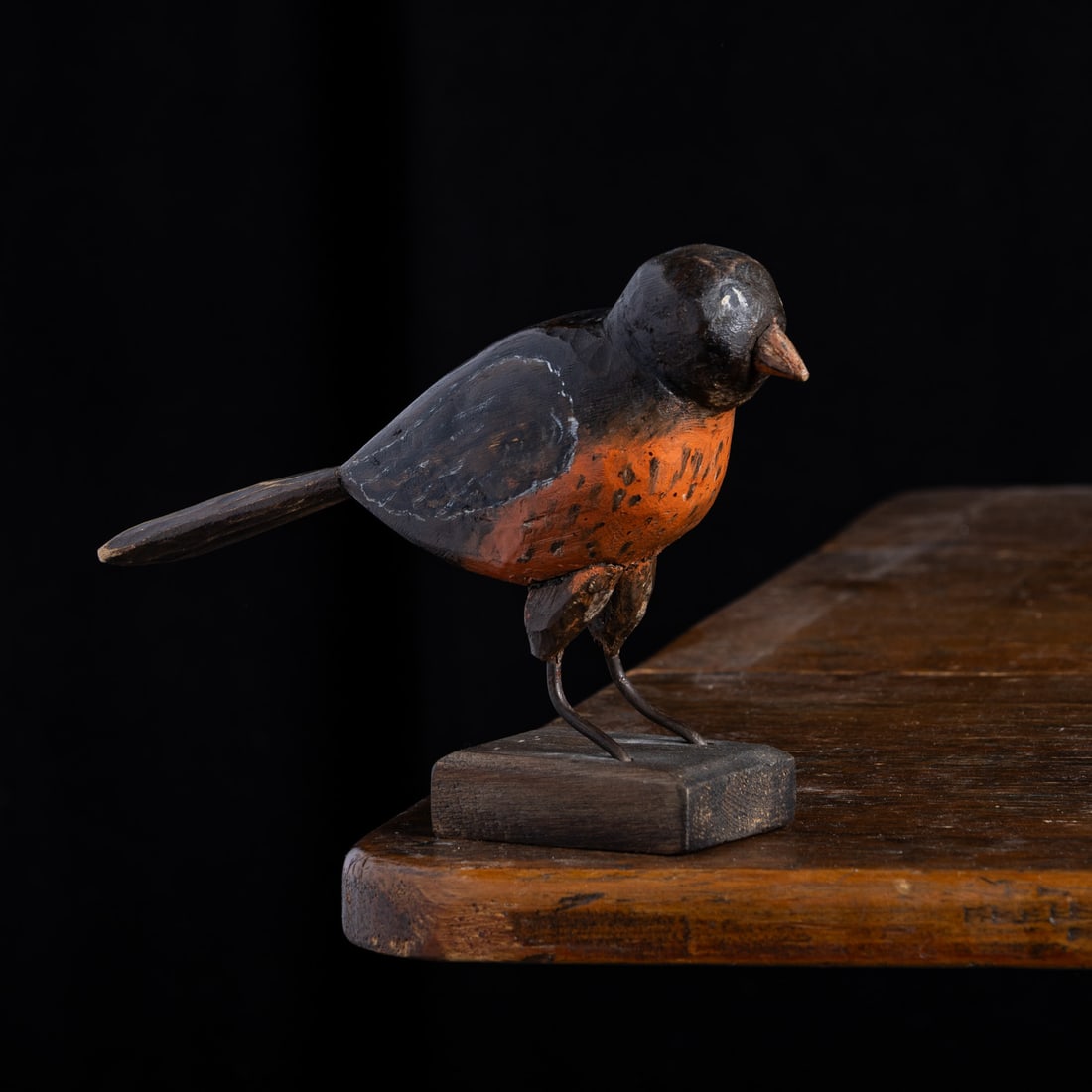 Primitive Carved Robin - 8