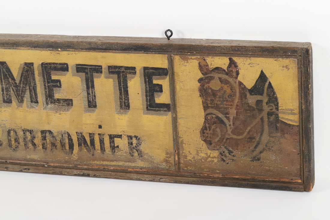 Quebec Saddle Shop Trade Sign - 3