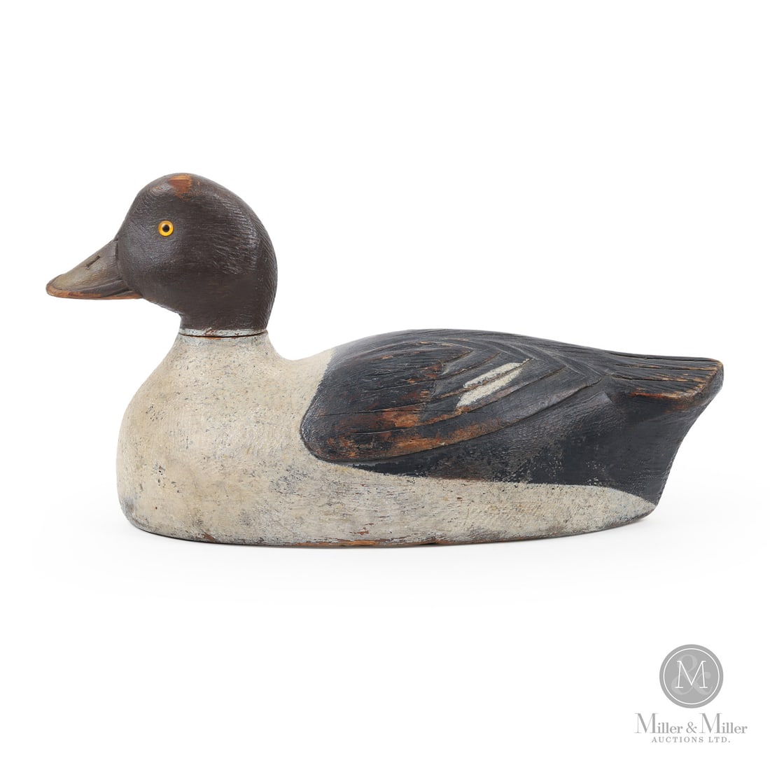 Bill Cooper (1886-1975) Verdun Quebec Whistler Hen Decoy (1 of 9)