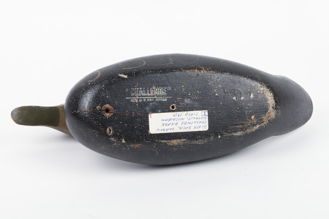 Mason Challenge Grade Black Duck Decoy - 7