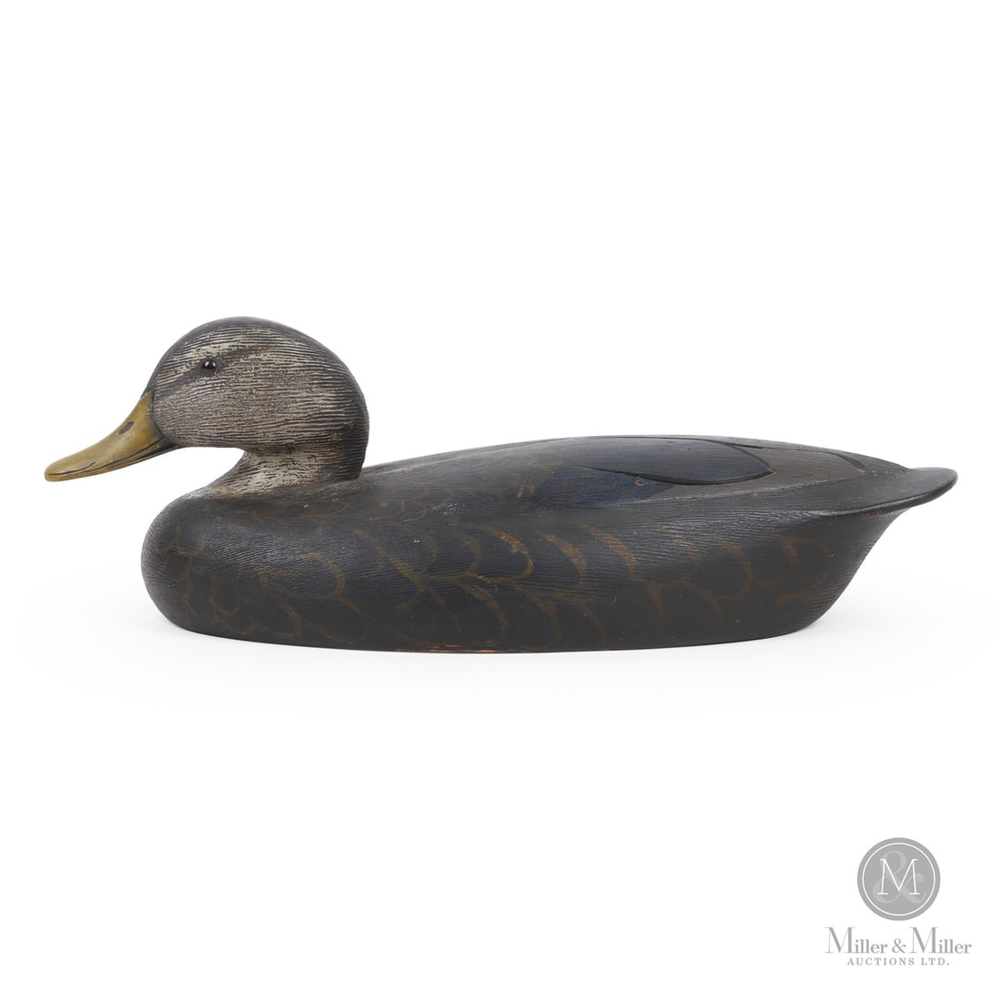 Ken Anger (1905-1961) Dunnville Ontario Black Duck Decoy (1 of 10)