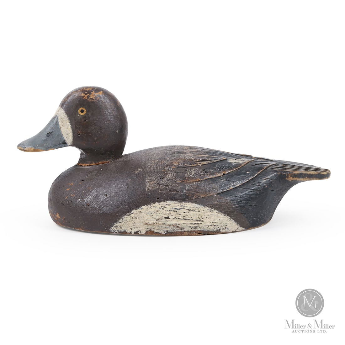 Evariste Savage (1887-1973) Valleyfield Quebec Bluebill Decoy (1 of 9)