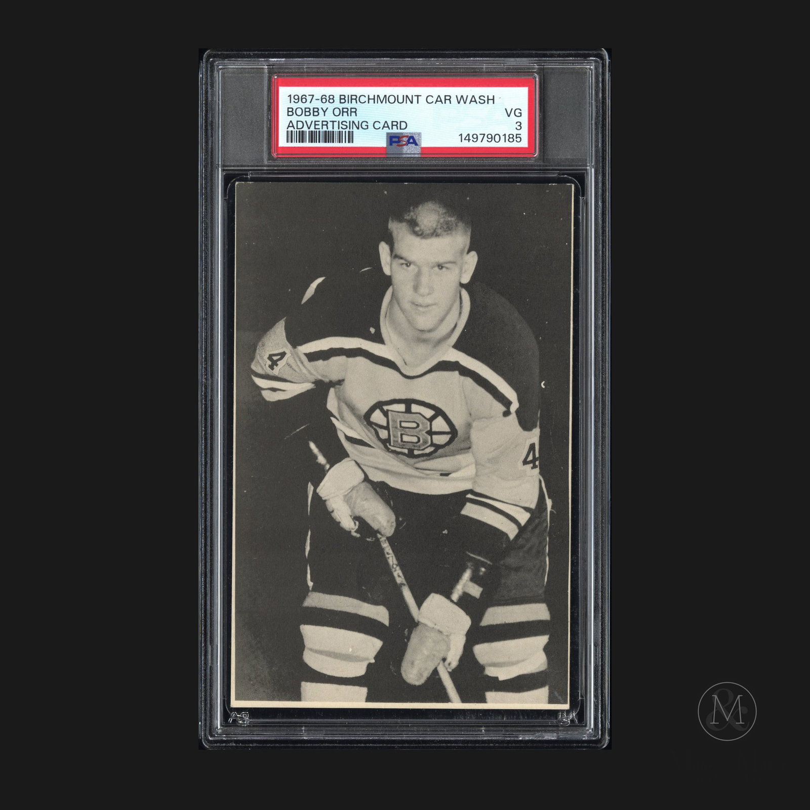 *Preview Lot* 1967-68 BIRCHMOUNT CAR WASH BOBBY ORR (PSA 3 VG Finest known): Pre-bidding begins: May 10, 2026 @6pm Live-bidding begins: May 31, 2026 @6pm