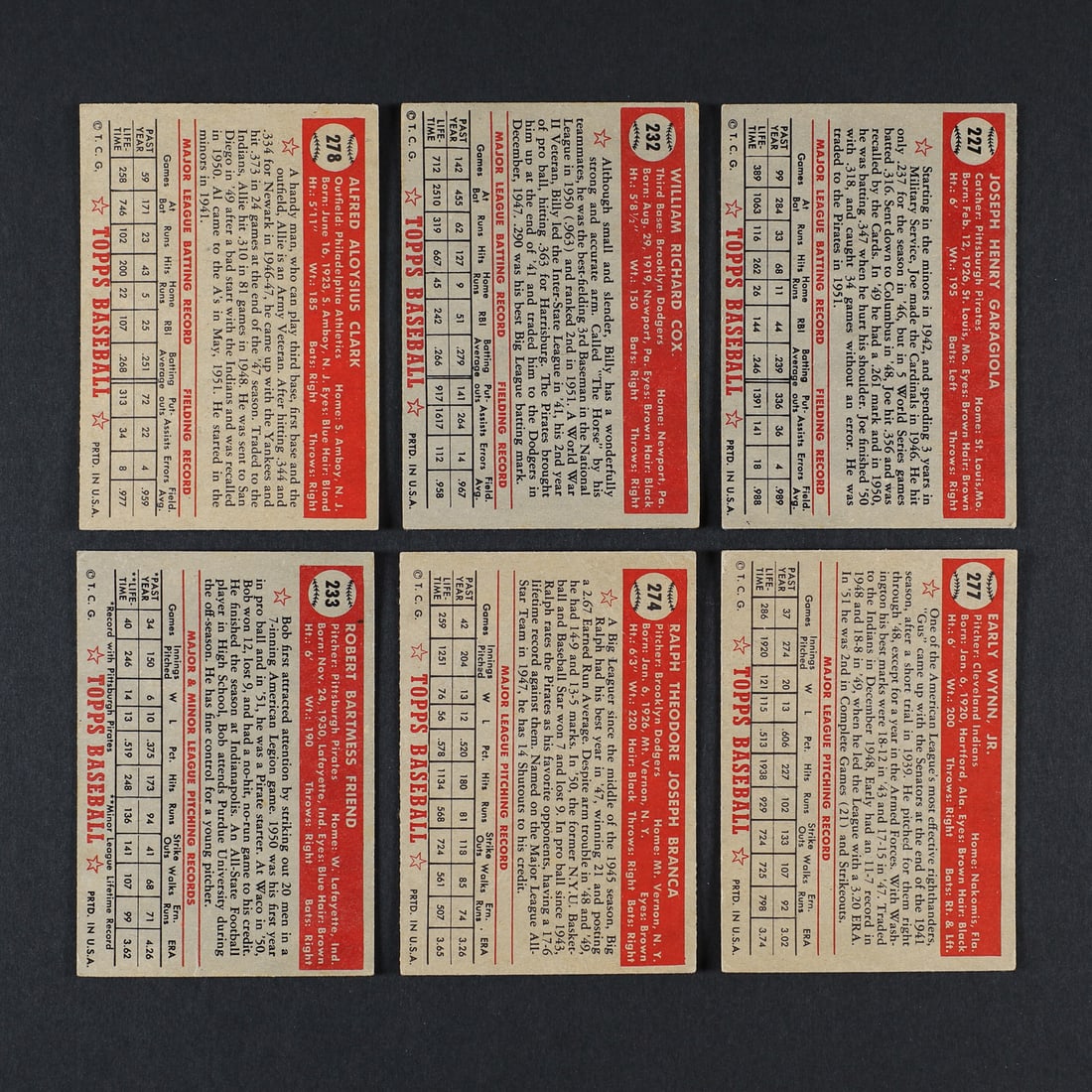 1952 Topps Baseball Lower Series (29) - 2
