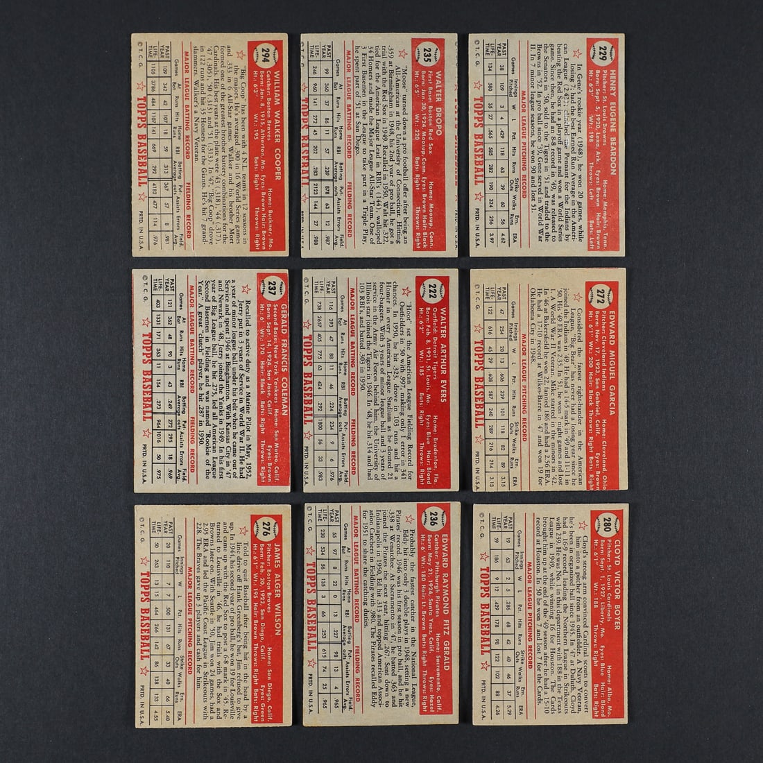 1952 Topps Baseball Lower Series (29) - 4