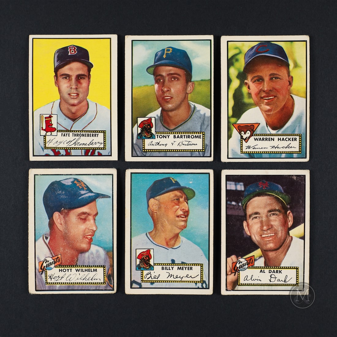 1952 Topps High Number Series (47): A recent find, the 47 cards offered here all fall within the 6th series "High Numbers" of the 1952 Topps baseball set. The 1952 card set consists of 407 baseball cards. The 6th series, "High Numbers,"