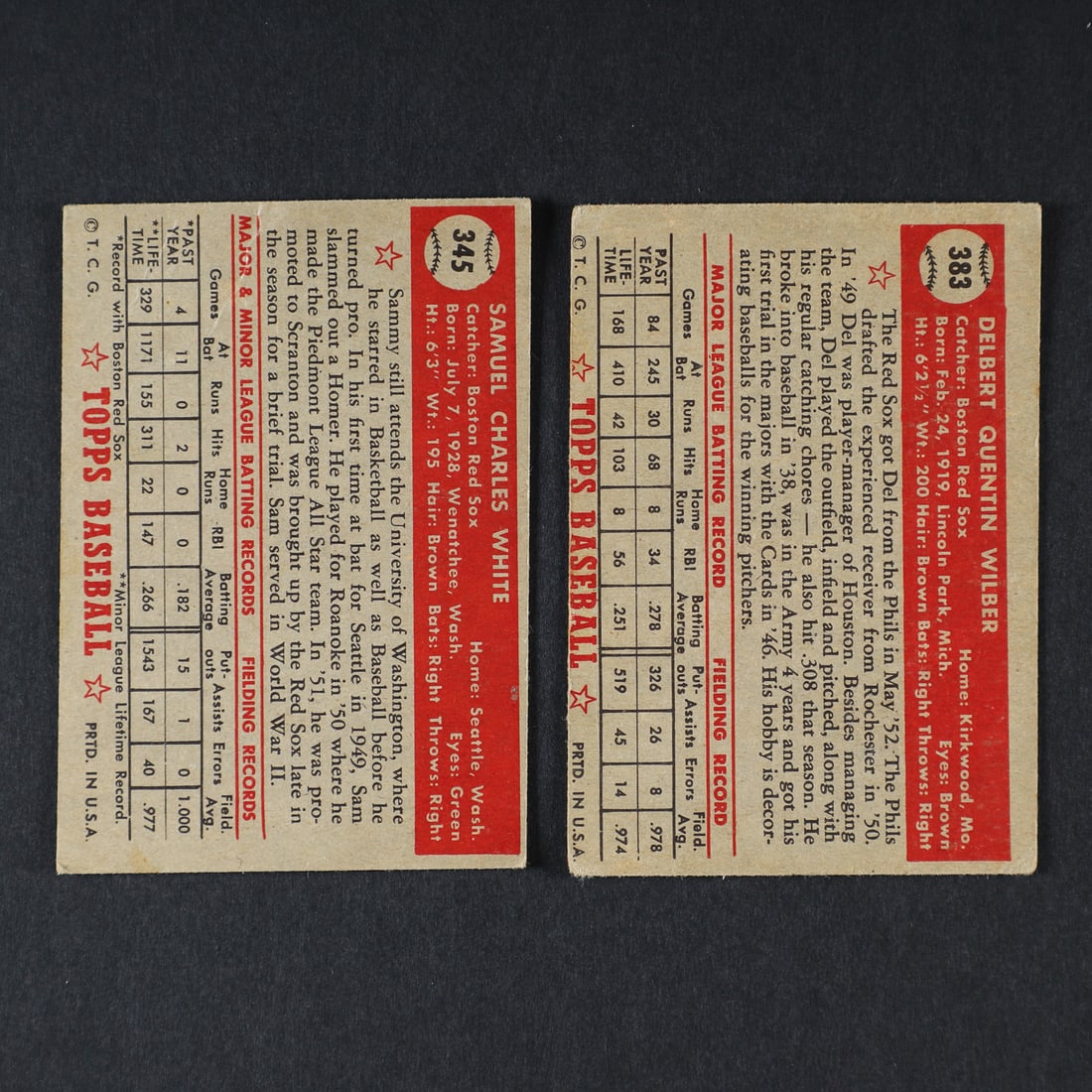1952 Topps High Numbers (6) - 3