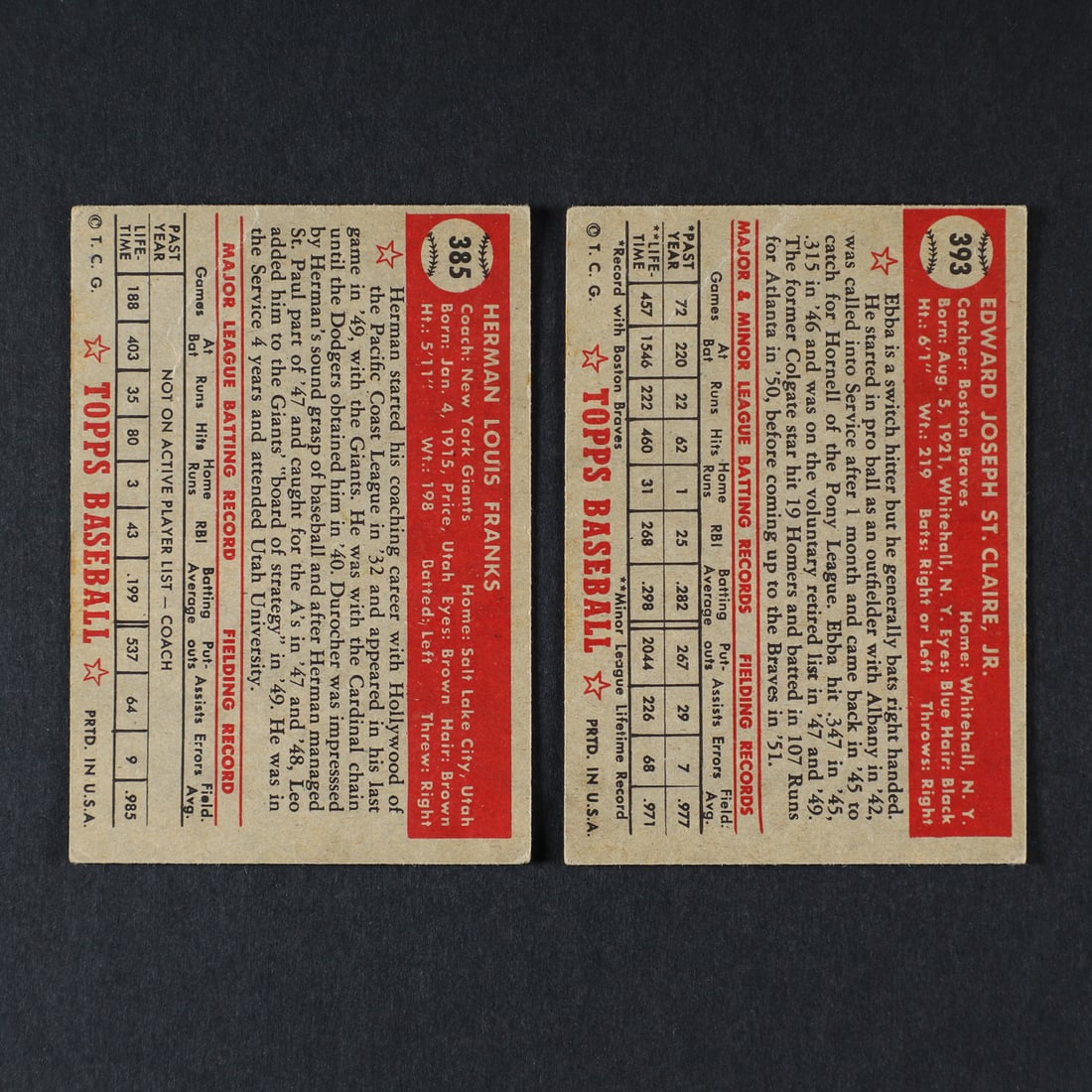 1952 Topps High Numbers (6) - 5