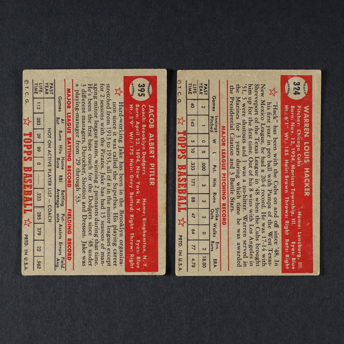 1952 Topps High Numbers (6) - 7