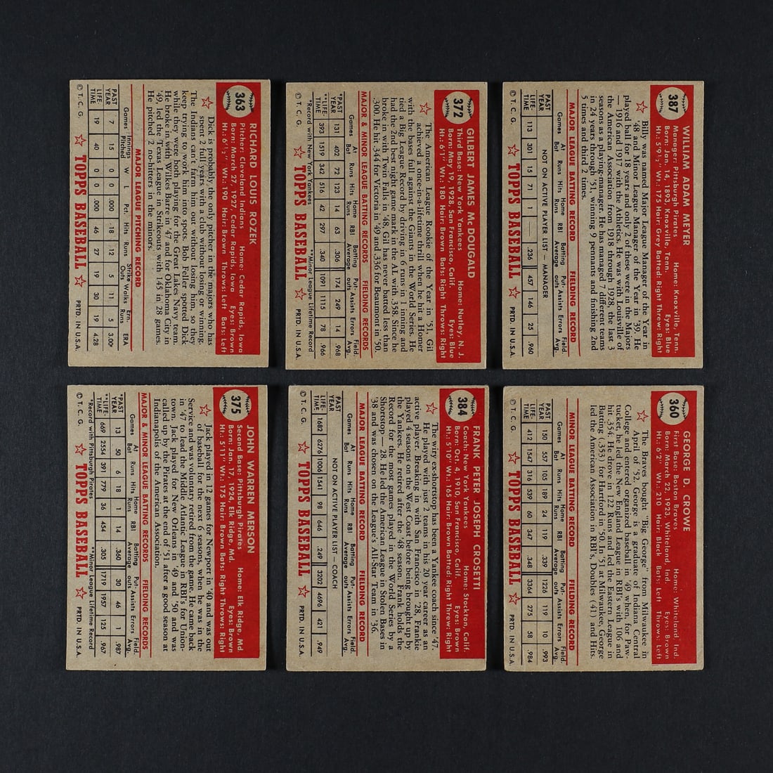 1952 Topps High Numbers (17) - 2