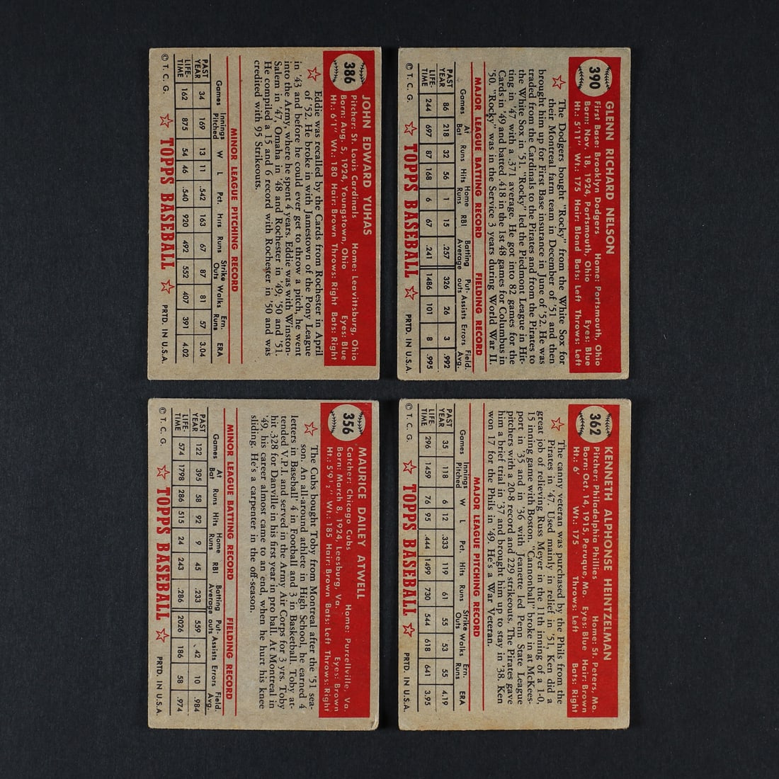 1952 Topps High Numbers (17) - 6