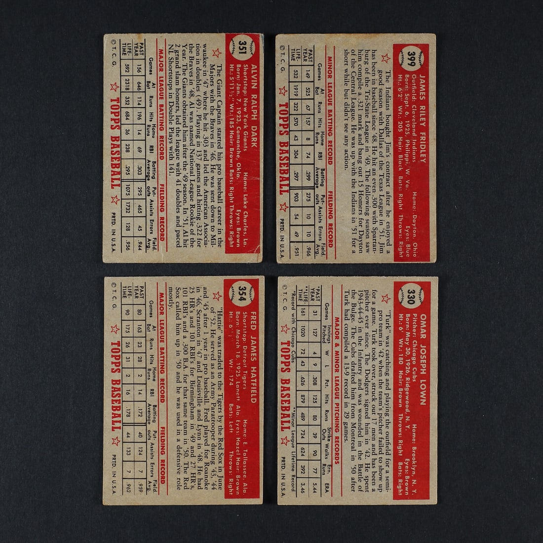 1952 Topps High Numbers (17) - 8