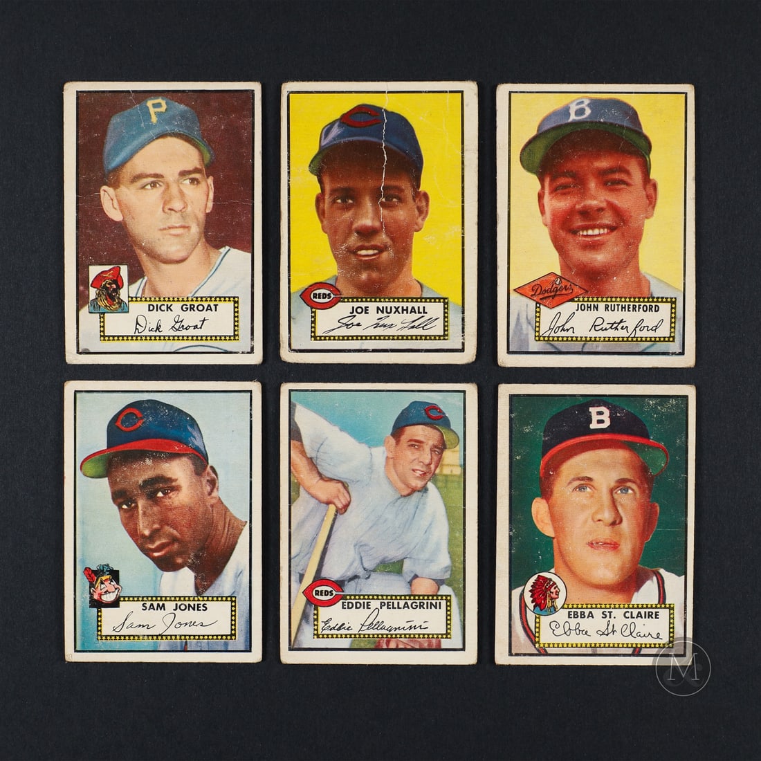 1952 Topps High Number Grouping (19): A recent find, the 47 cards offered here all fall within the 6th series "High Numbers" of the 1952 Topps baseball set. The 1952 card set consists of 407 baseball cards. The 6th series, "High Numbers,"