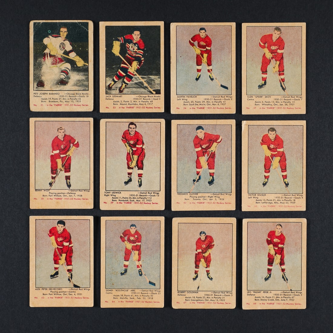 1951-1952 Parkhurst Partial Set (87/105) - 12