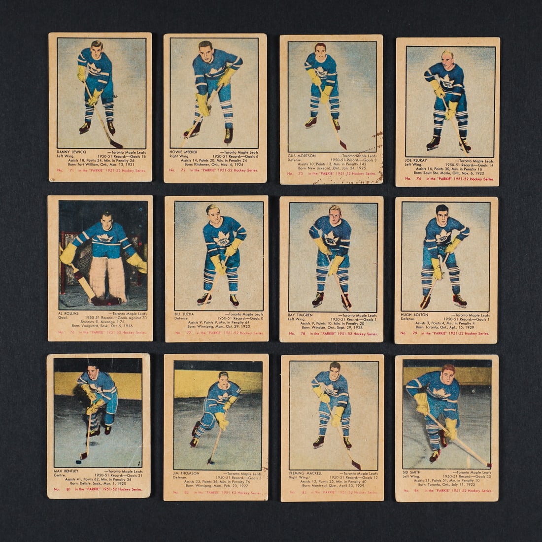 1951-1952 Parkhurst Partial Set (87/105) - 14