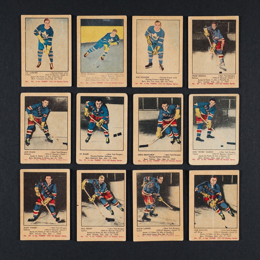 1951-1952 Parkhurst Partial Set (87/105) - 16