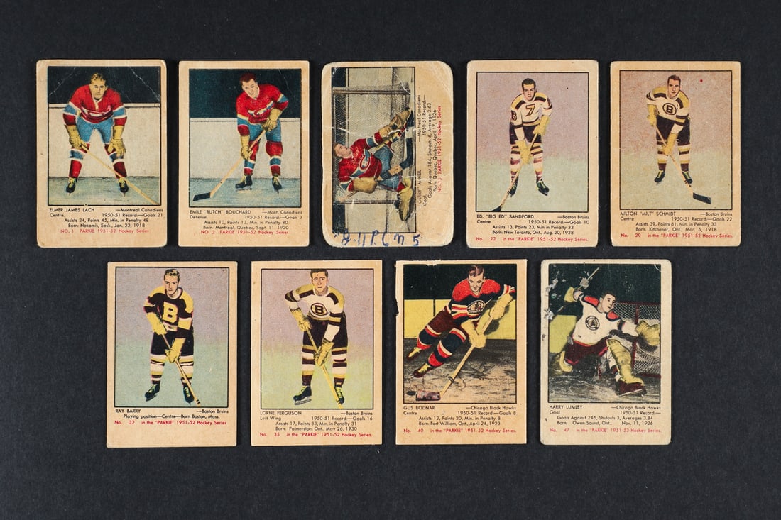 1951 Parkhurst Partial Set (37/105) w/ 10 Duplicates - 3