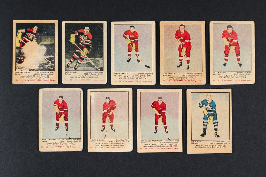 1951 Parkhurst Partial Set (37/105) w/ 10 Duplicates - 5