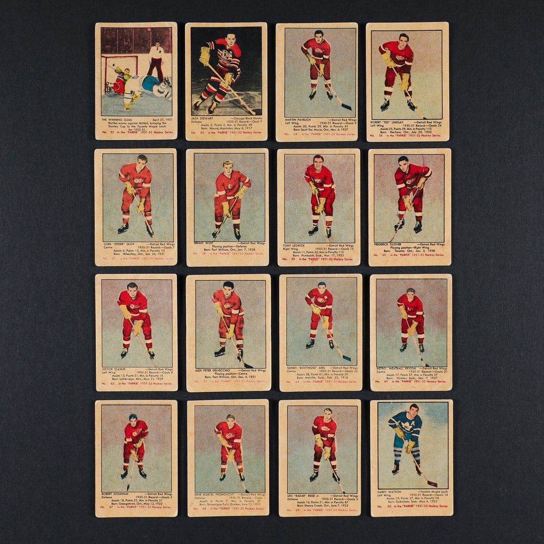1951-1952 Parkhurst Complete Set (105/105) - 12