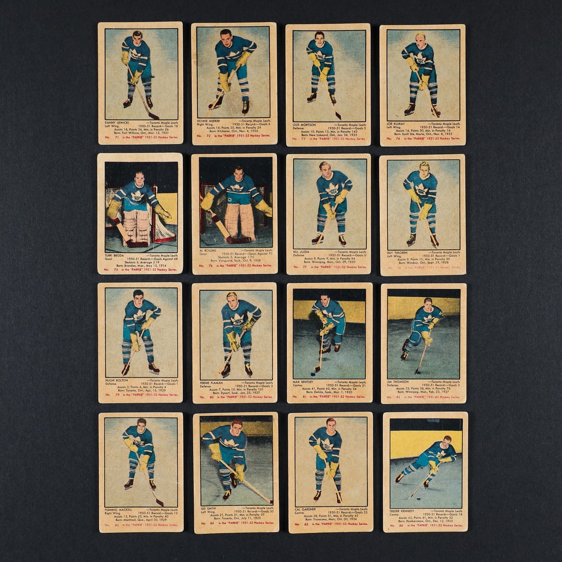 1951-1952 Parkhurst Complete Set (105/105) - 14