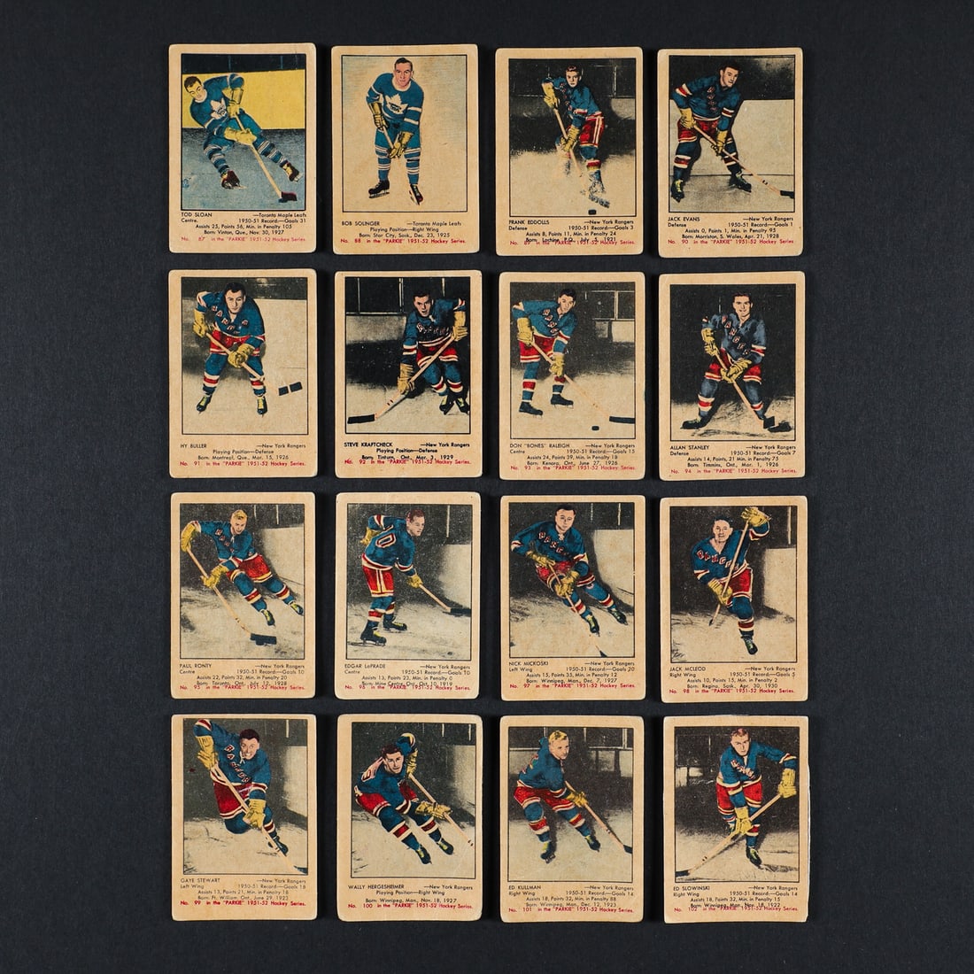 1951-1952 Parkhurst Complete Set (105/105) - 16