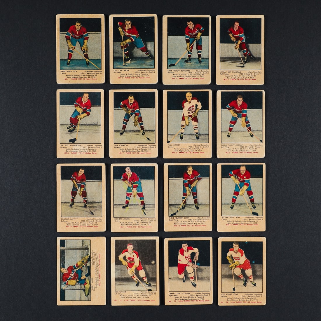1951-1952 Parkhurst Complete Set (105/105) - 6