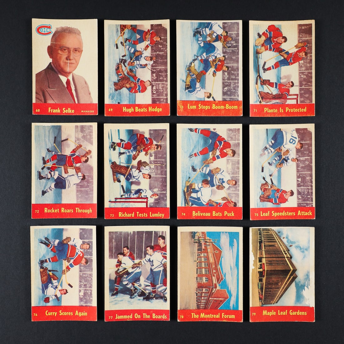 1955 Parkhurst Partial Set (77/79) - 16