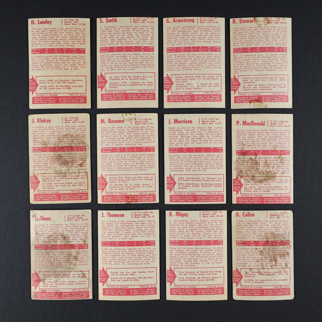 1955 Parkhurst Partial Set (77/79) - 7