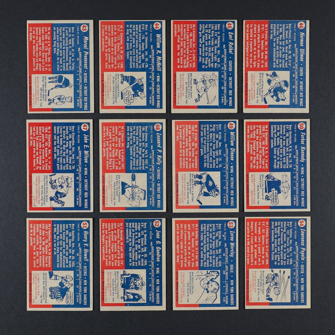 1957-1958 Topps Complete Set (66/66) - 10