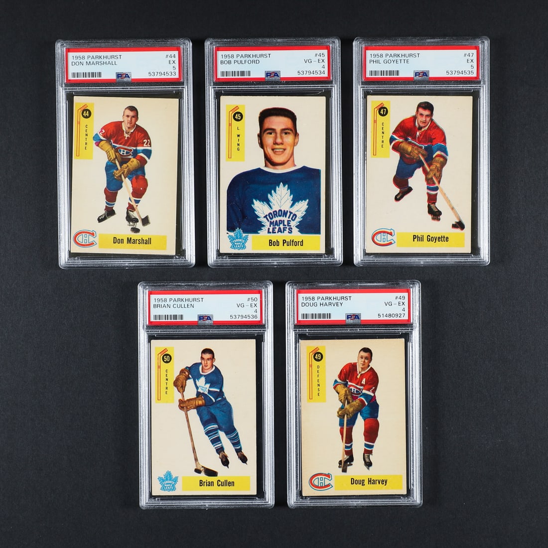 1958 Parkhurst Complete Graded Set (50/50) - 11