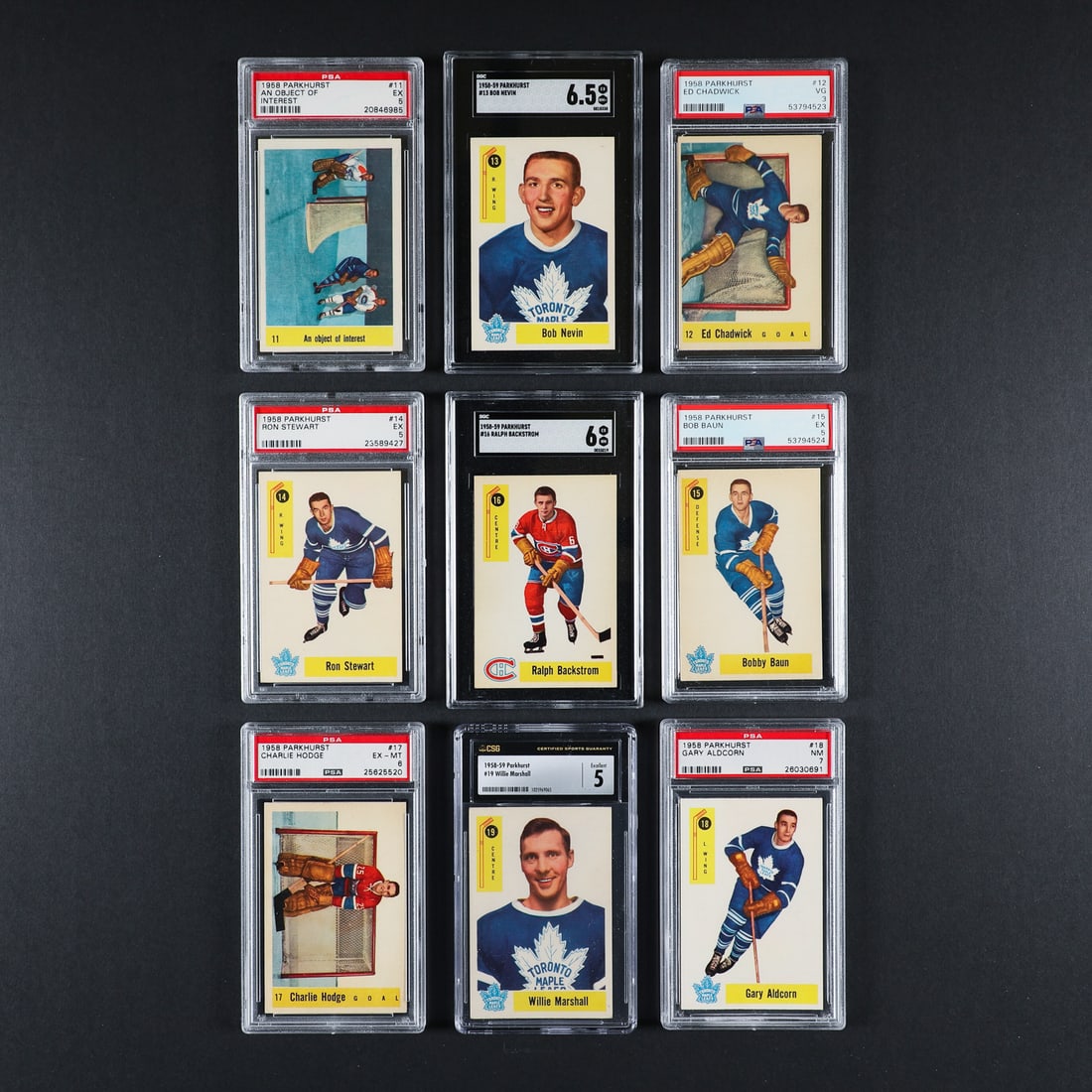1958 Parkhurst Complete Graded Set (50/50) - 5