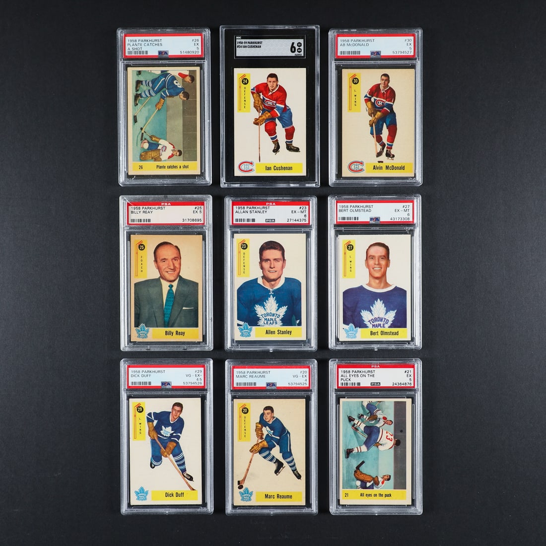 1958 Parkhurst Complete Graded Set (50/50) - 7