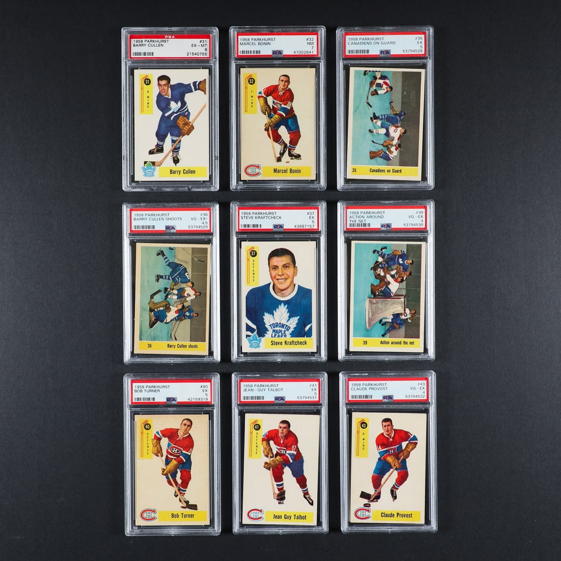 1958 Parkhurst Complete Graded Set (50/50) - 9