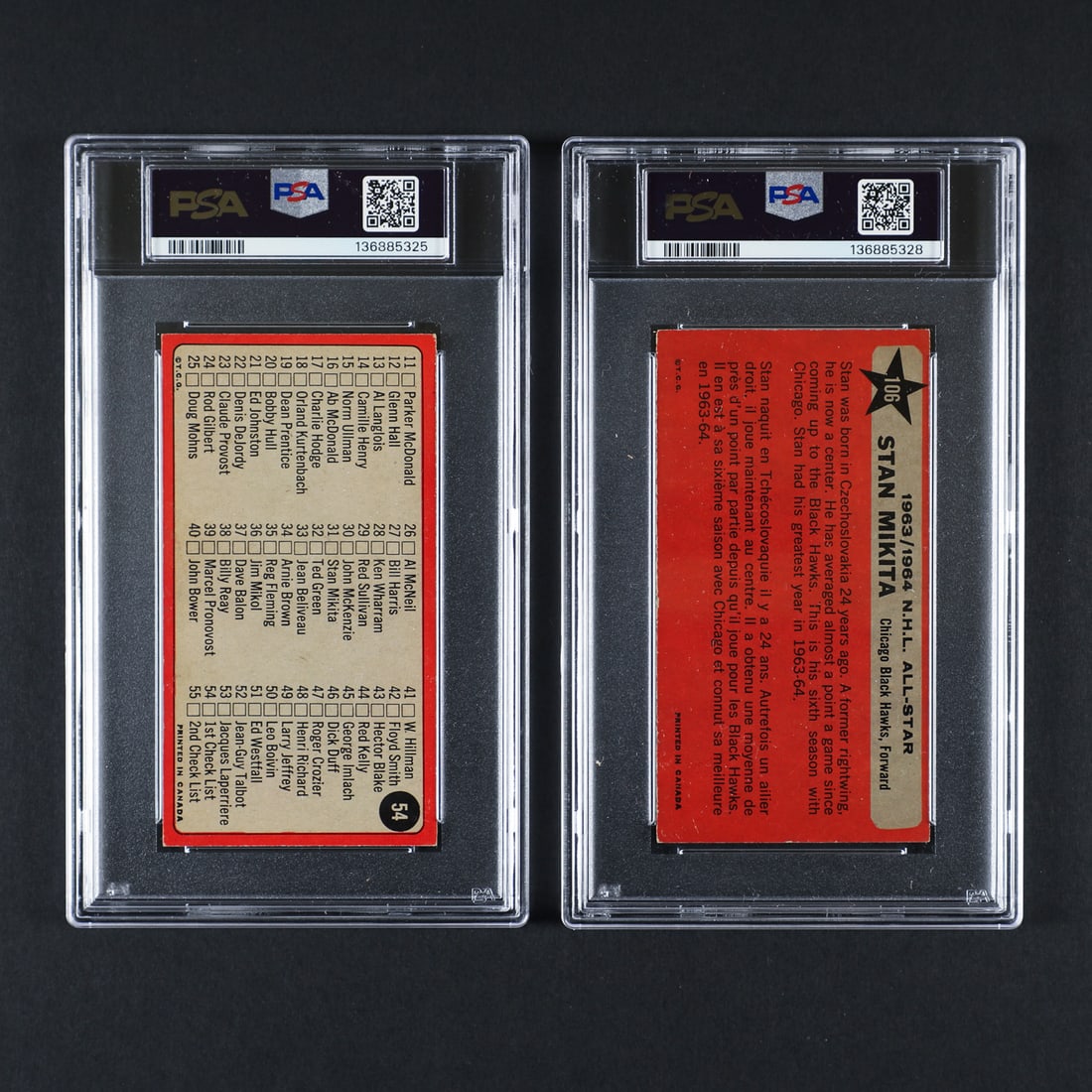 1964-1965 Topps "Tall Boys" Complete Set (110/110) - 4