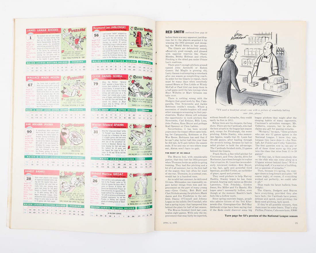 1954-1955 Sports Illustrated Key Issues (6) - 10