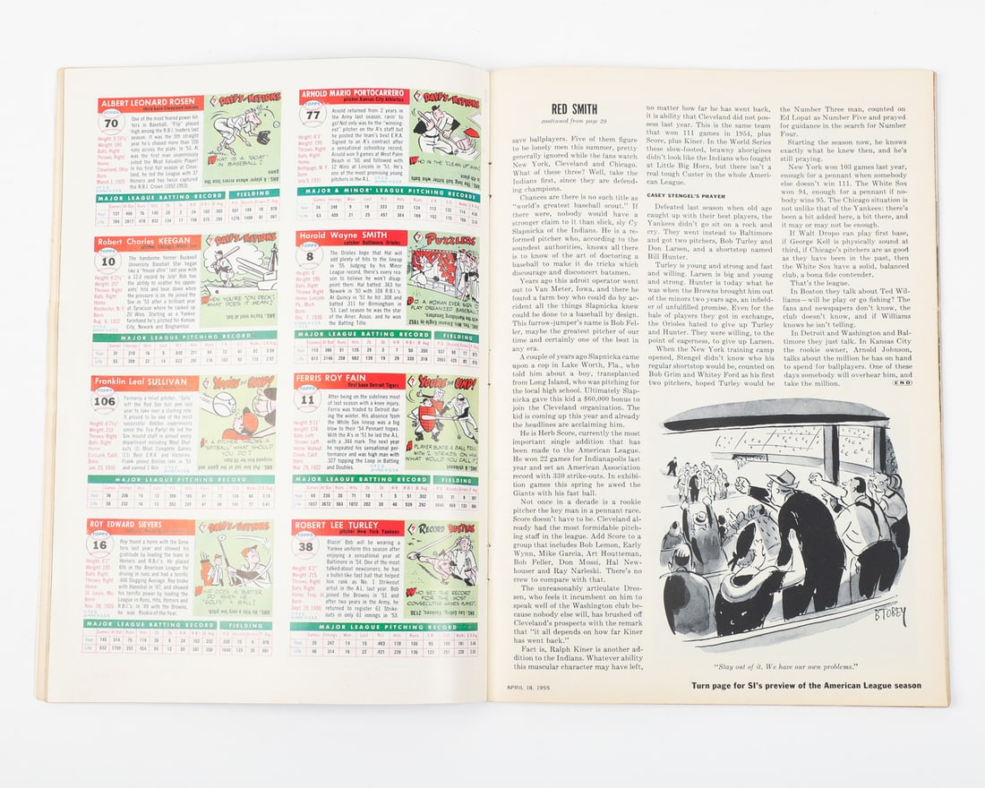 1954-1955 Sports Illustrated Key Issues (6) - 7
