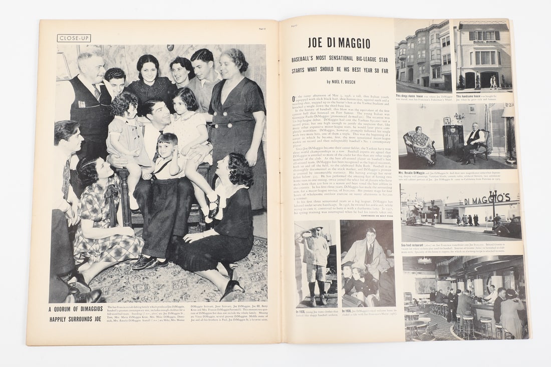 Collection of Life Magazines w/ Two DiMaggio signed - 4