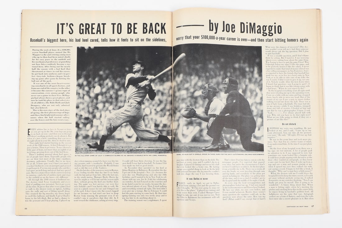 Collection of Life Magazines w/ Two DiMaggio signed - 8