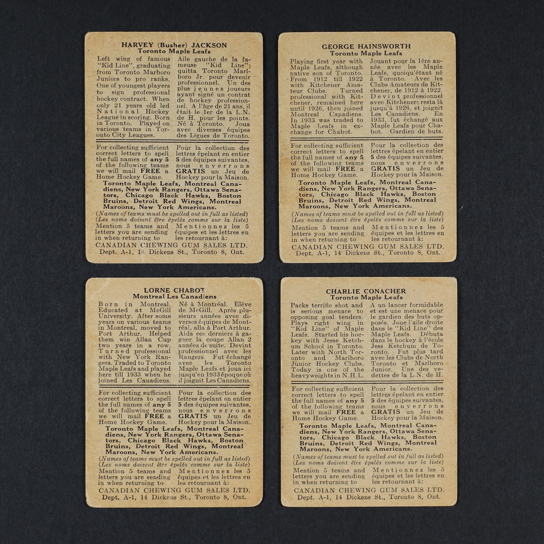 1933-1934 V252 Hockey Cards (7) - 5