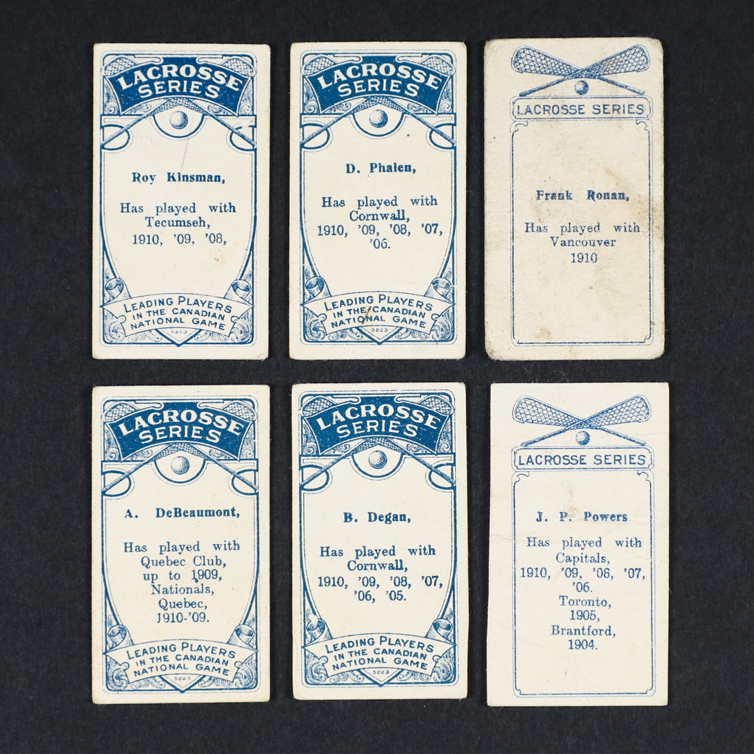 1910-1911 Imperial Lacrosse C59 and C60 Grouping (16) - 4