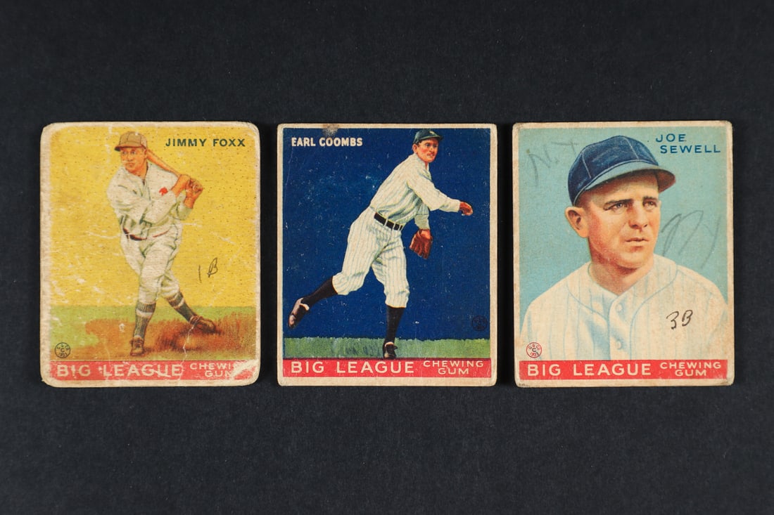 1933-1934 World Wide Gum Group Baseball Cards (7) - 10