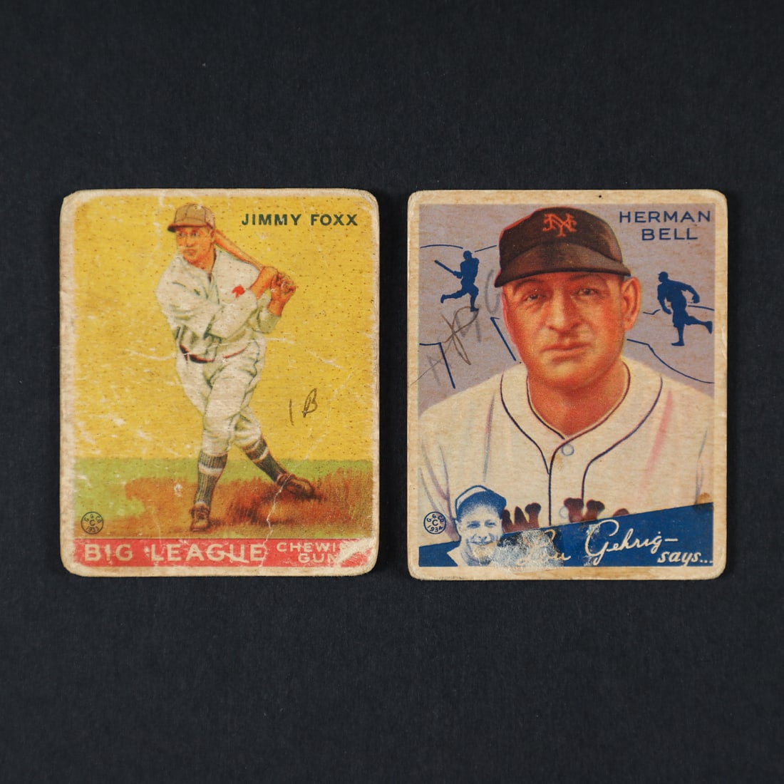1933-1935 Goudey and Diamond Stars Baseball Cards (8) - 2