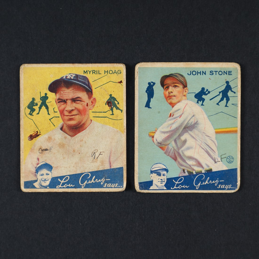1933-1935 Goudey and Diamond Stars Baseball Cards (8) - 4