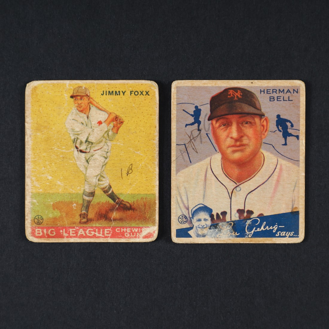 1933-1935 Goudey and Diamond Stars Baseball Cards (8) - 6