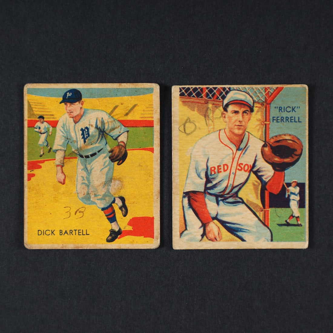 1933-1935 Goudey and Diamond Stars Baseball Cards (8) - 8