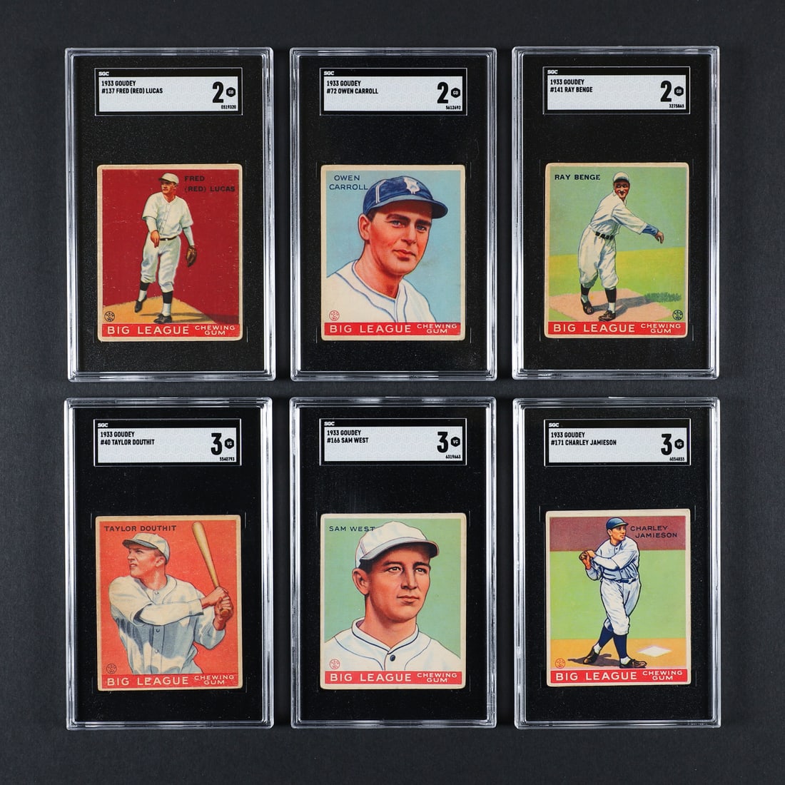 1933 Goudey Baseball SGC Graded Group (20) - 3