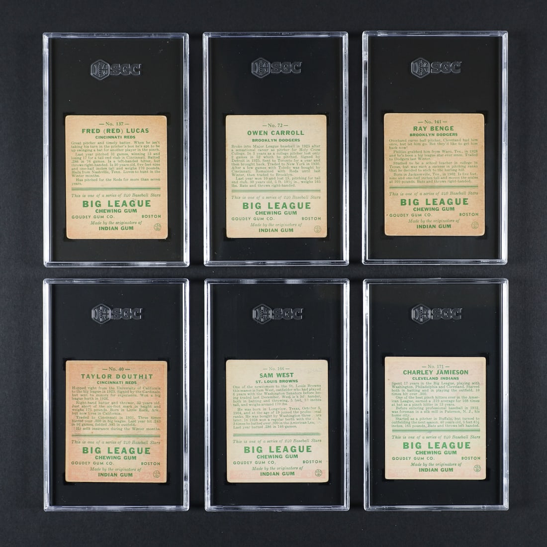 1933 Goudey Baseball SGC Graded Group (20) - 4