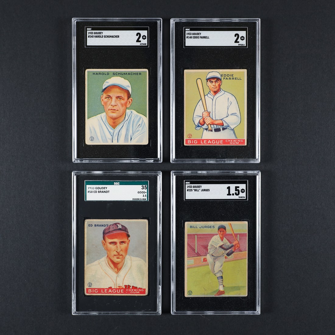 1933 Goudey Baseball SGC Graded Group (20) - 7