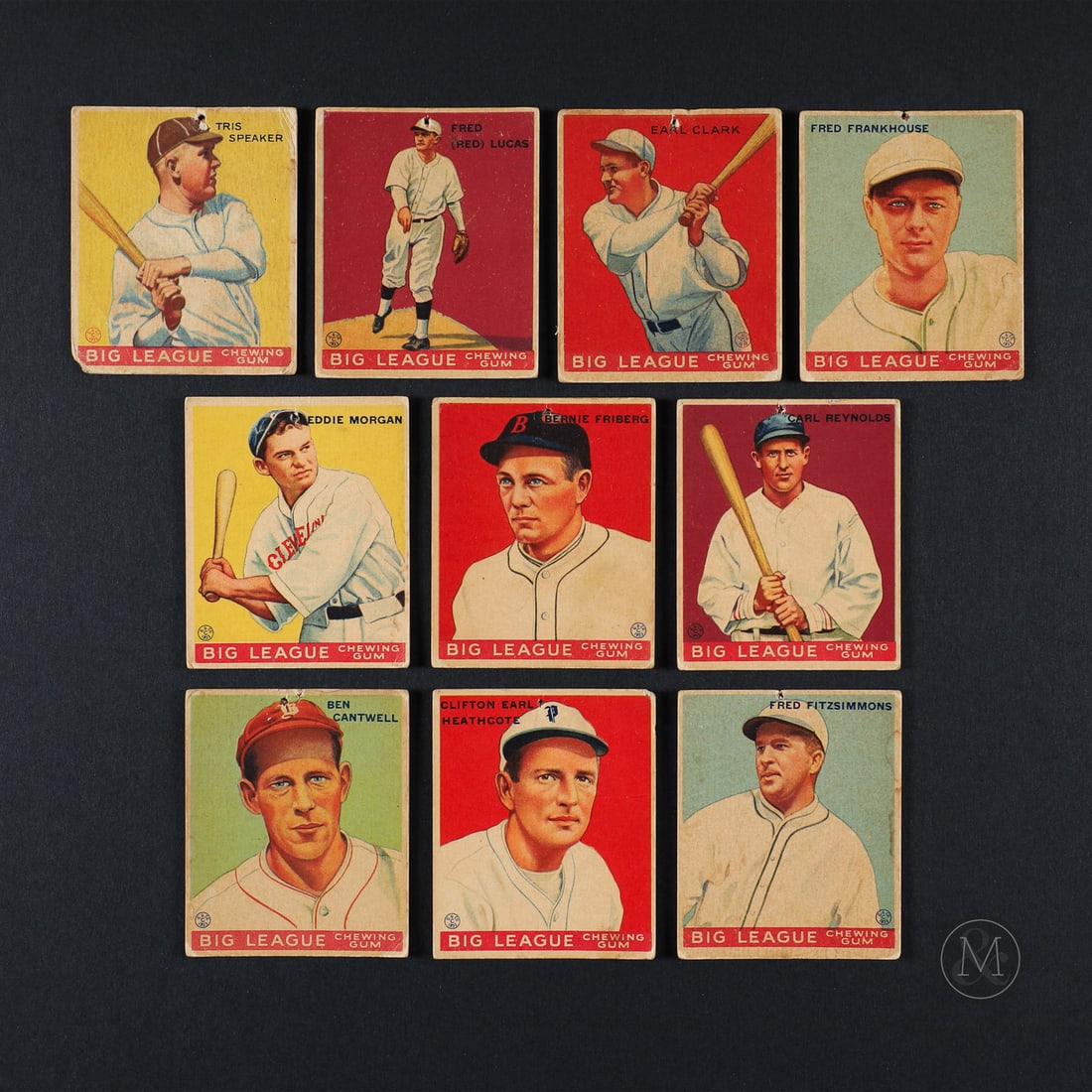 1933-1934 World Wide Gum Baseball Group (33): The 33 cards offered here are from the Canadian-produced World Wide Gum baseball sets issued in 1933 and 1934. The group includes Hall of Fame inductee Tris Speaker. The World Wide Gum sets were the
